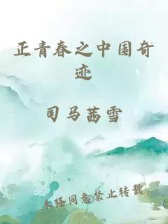 正青春之中國奇跡